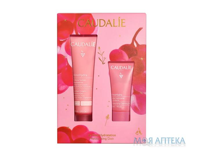 Набор Кодали Виногидра (Caudalie Vinohydra Sorbet Cream) Крем-сорбет увлажняющий 60 мл Гель увлажняющий для умывания 30 мл