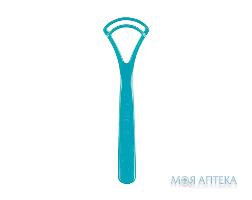 скребок Curaprox две дуги, бирюзовая