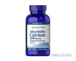 Puritan`s Pride (Пурітанс Прайд) Кальцій Вітамін D3 капсули №100