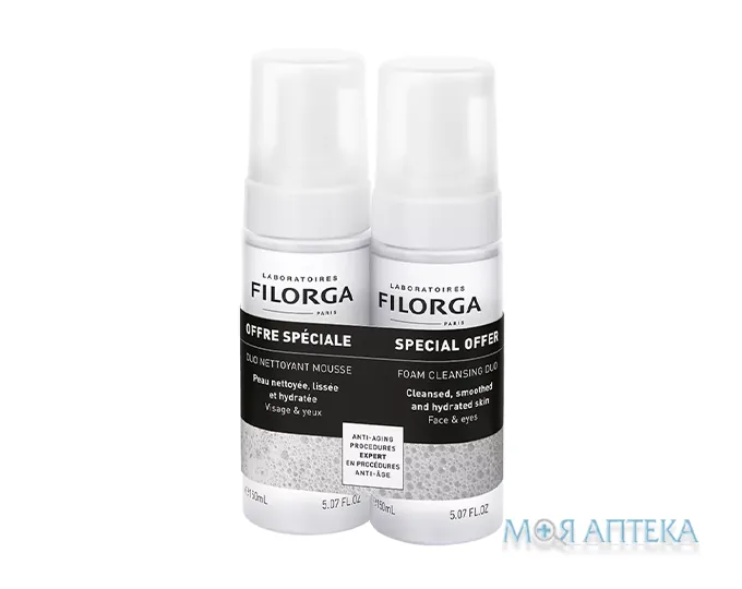 Філорга Скін-Преп Мус (Filorga Skin-Prep Mousse) очищуючий Дуо 150 мл №2 (1+1)