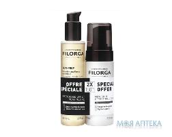 Набор Филорга Скин-Преп (Filorga Skin-Prep set) Масло очищающее 150 мл + Мусс энзимный очищающий 150 мл