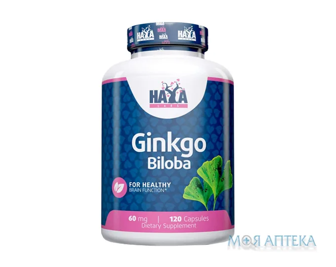 Haya Labs (Хайя Лабс) Гінкго білоба капсули по 60 мг №120