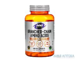 Now Sports (Нау Спортс) Амінокислоти з розгалуженим ланцюгом BCAA веганські капс. 650 мг №120