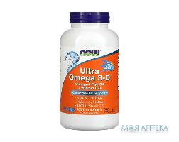 NOW (Нау) Ultra Omega-3D (Ультра Омега-3Д) капс. м`які №180