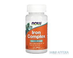 NOW (Нау) Заліза комплекс таблетки №100