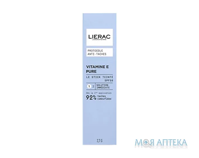 Лієрак Протокол (Lierac) Protocole Anti-Stain Stick With Color) Стік-олівець Тональний проти пігментних плям з SPF 50, 2,7 г