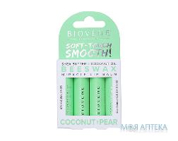 Біовен (Biovene) бальзам для губ зволожуючий кокос та груша 4 шт