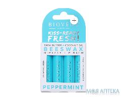 Біовен (Biovene) бальзам для губ зволожуючий м’ята 4 шт
