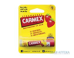 CARMEX бальзам д/губ клубника 4,25 г стик