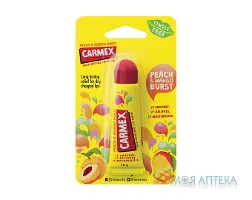 Бальзам для губ Carmex (Кармекс) Персик та манго 10 г тюбик