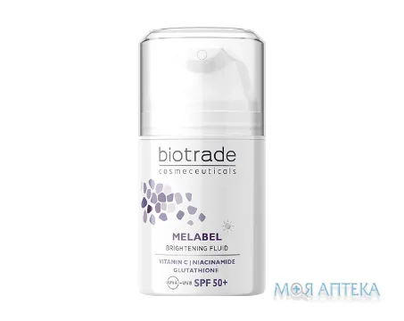 Biotrade Melabel (Біотрейд Мелабел) Флюїд-депігмент SPF50+ сонцезахисний з вітаміном С та антиоксидантами, 50 мл