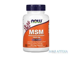 NOW Methylsulfonylmethane MSM (Нау Метілсульфонілметан MSM) капс. №120