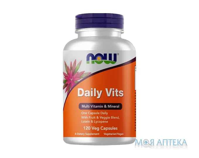 NOW Daily Vits (Нау Дейлі Витс) веганські капсули №120