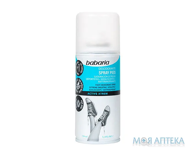 Бабарія (Babaria) дезодорант для ніг, 150мл