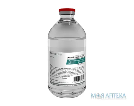 Рінгера Лактат Розчин розчин д/інф. по 400 мл у пляш.