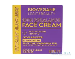 Bio Vegane (Біо Веган) Крем для обличчя відновлення балансу шкіри, 50 мл