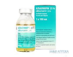 альбунорм р-р д/инф. 25% (250 мг/мл) - 100 мл