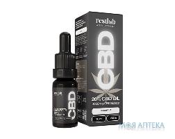 CBD 20% олія краплі зі смаком кокосу 10мл, Рестлаб