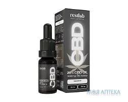 Рестлаб КБД (Restlab CBD) олія 20% краплі оральні зі смаком кокосу 10 мл