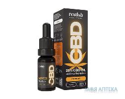 CBD 20% олія краплі зі смаком мандарину 10мл, Рестлаб