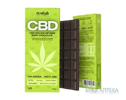 Рестлаб КБД (Restlab CBD) Цукерка шоколадна з канабідіолом 45 г