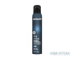 Дезодорант Антиперспірант Agrado (Аградо) спрей Контроль Сухості чол. 200 мл