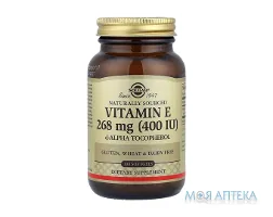 Солгар (Solgar) Вітамін E 400 МО капс. 268 мг фл. №100