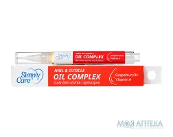 Олія для кутикули Сімплі Кеа (Simply Care) з екстрактом грейпфруту, 3 мл