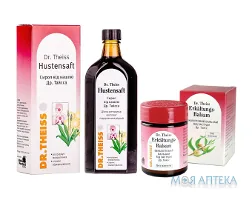 Сироп Від Кашлю Др. Тайсса сироп по 250 мл + Евкаліптовий Бальзам 20 г мазь