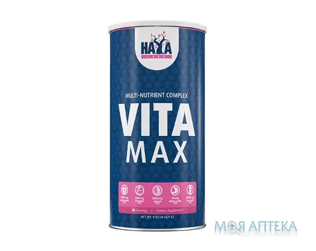Haya Labs (Хайя Лабс) Вітамінно-мінеральний комплекс Віта Макс (Vita Max) пакети №30