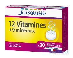 Juvamine (Жувамін) Комплекс з 12 Вітамінів + 9 Мінералів табл. №30