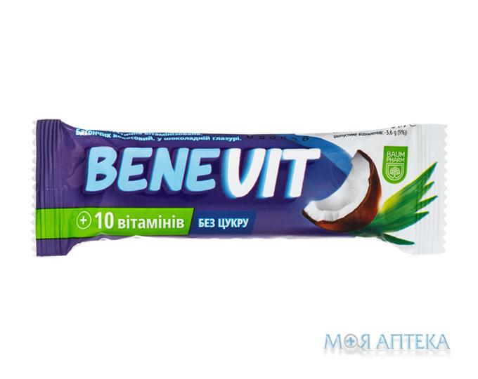 Батончик Benevit (Беневіт) Baum Pharm з кокосом без цукру 40 г