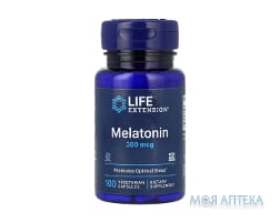 Life Extension (Лайф Екстеншн) Мелатонін капсули по 300 мкг №100