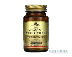 Солгар витамин А Dry таб. 5000 МЕ 1500 мкг №100
