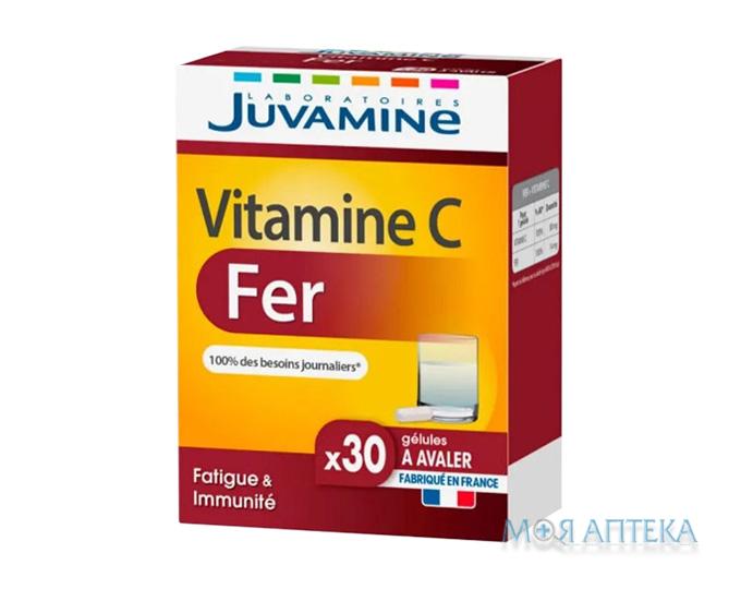 Juvamine (Жувамін) Залізо + Вітамін С капсули №30
