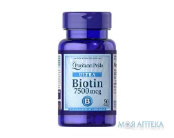 Puritan`s Pride (Пурітанс Прайд) Біотин 7500 мкг таблетки №50