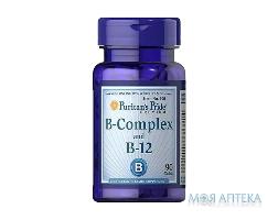 Puritan`s Pride (Пурітанс Прайд) Комплекс вітамінів В + Вітамін В12 таблетки №90