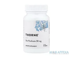 Thorne (Торн) Zinc Picolinate (Цинк Піколінат) капсули по 30 мг №60