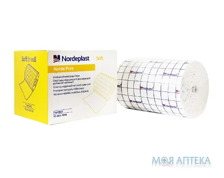 Пластир медичний Nordeplast (Нордепласт) Norde Pore Soft нетканий, 10 см х 10 м