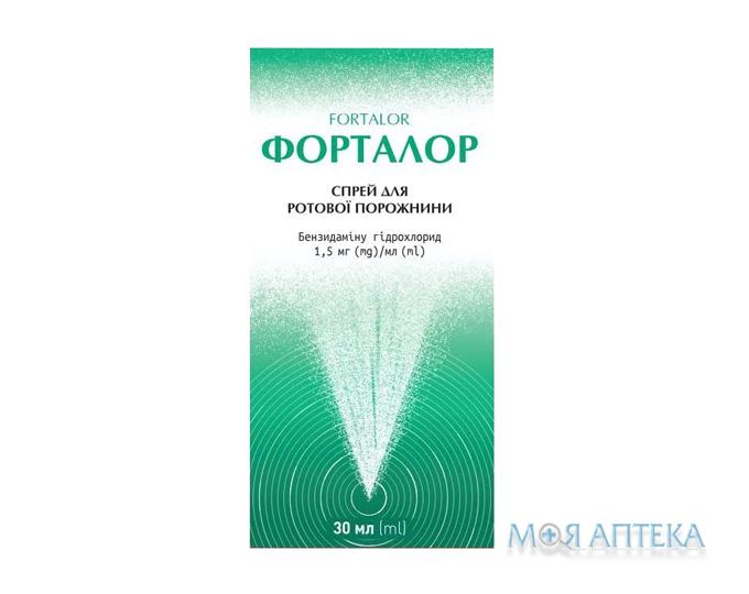 Форталор спрей д/рот. порож. 1,5 мг/мл 30 мл фл.