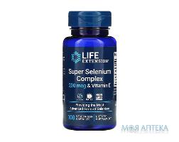 Супер Селен комплекс 200 мкг и Витамин Е LIFE EXTENSION (Лайф Экстэнш) Super Selenium Complex 200 µg & Vitamin E капсулы флакон 100 шт