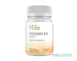 Вітамін D3 (My Nutri Week) Май Нутрі Вік 2000 МО капсули по 50 мкг №120
