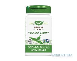 Лист нима NATURE’S WAY (Натурес Вэй) Neem Leaf капсулы улучшают зрение, обмен веществ, работу желудочно-кишечного тракта и печени флакон 100 шт