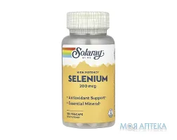 Solaray (Соларей) Селен капсули по 200 мкг №100