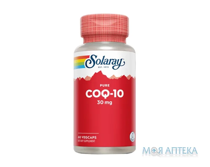 Solaray (Соларей) Коензим Q10 капсули №60