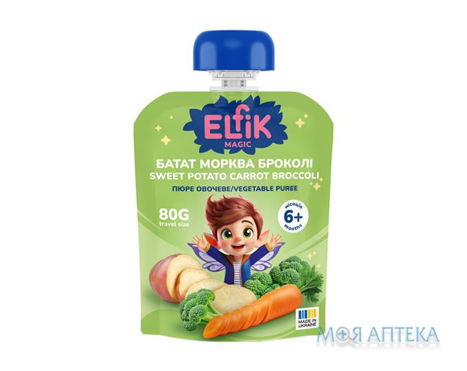 Пюре Elfik Magic Батат Морква Броколі 80 г