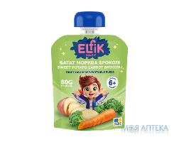 ПЮРЕ ЭЛЬФИК БАТАТ МОРКОВЬ БРОККОЛИ 80Г П/ЭТ УП  1969