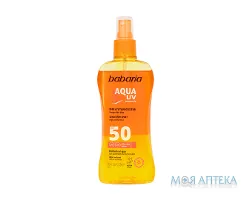 Бабарія (Babaria) спрей сонцезахисний Aqua UV SPF50 двофазний 200 мл