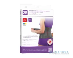 Корсет лікувально-профілактичний (з 4 ребрами) еластичний 2B, 3011, розмір M