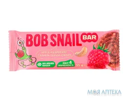 Равлик Боб (Bob Snail) Батончик яблуко, малина, кеш`ю, кріспи кіноа 35 г